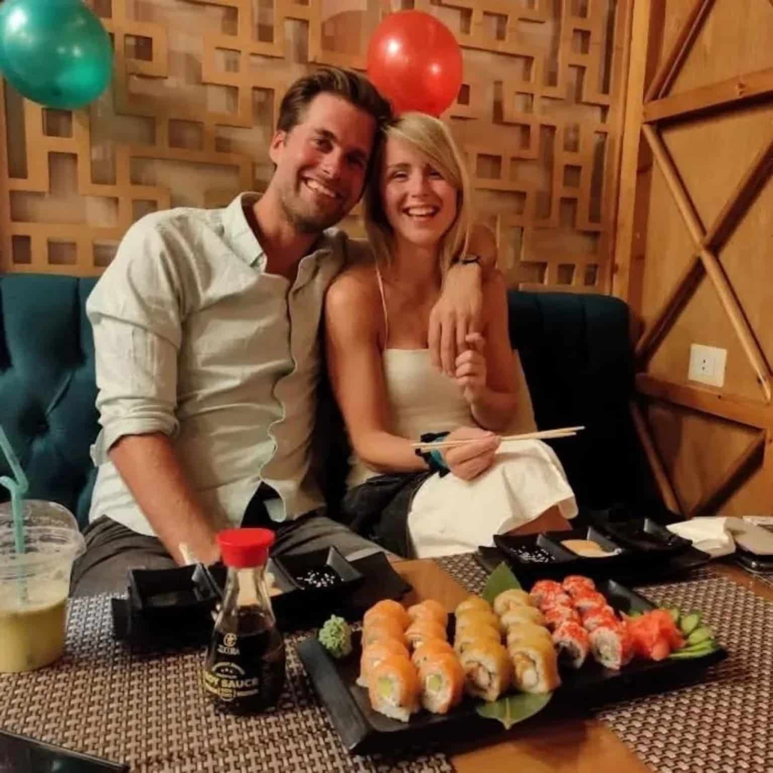 Couple dining at Syake Sushi