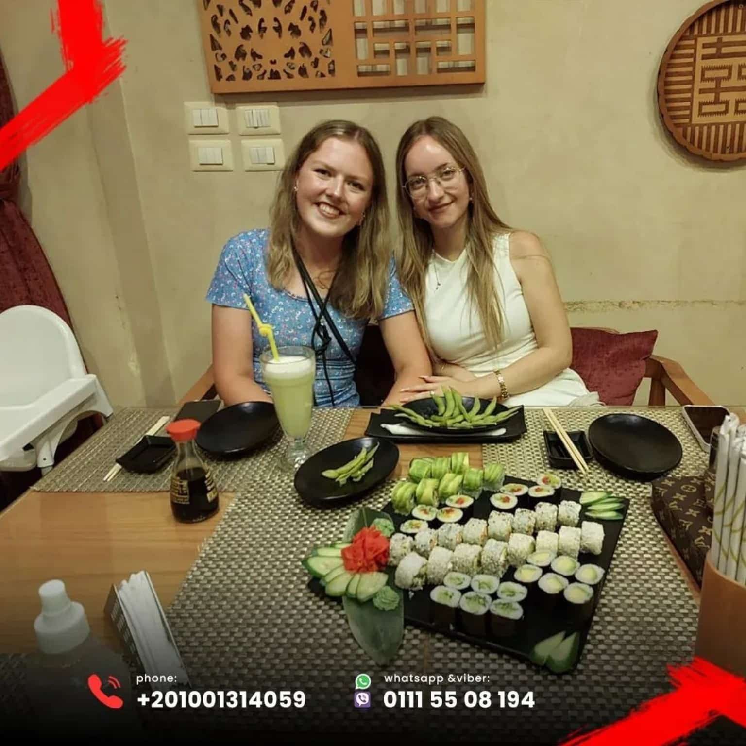 Friends dining at Syake Sushi
