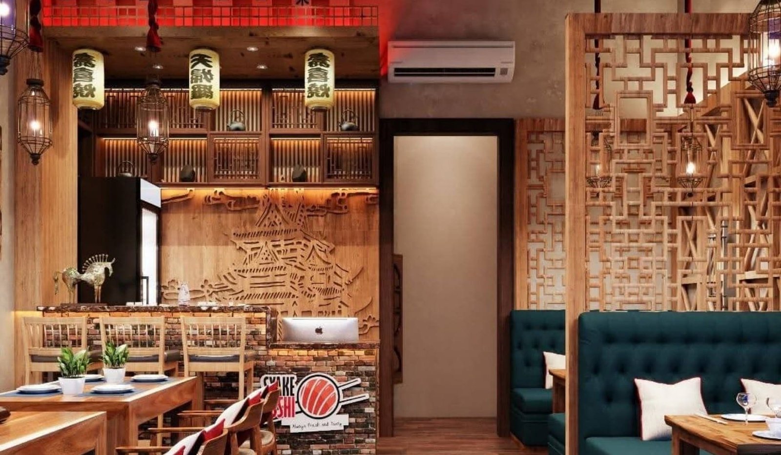Inside Syake Sushi Hurghada